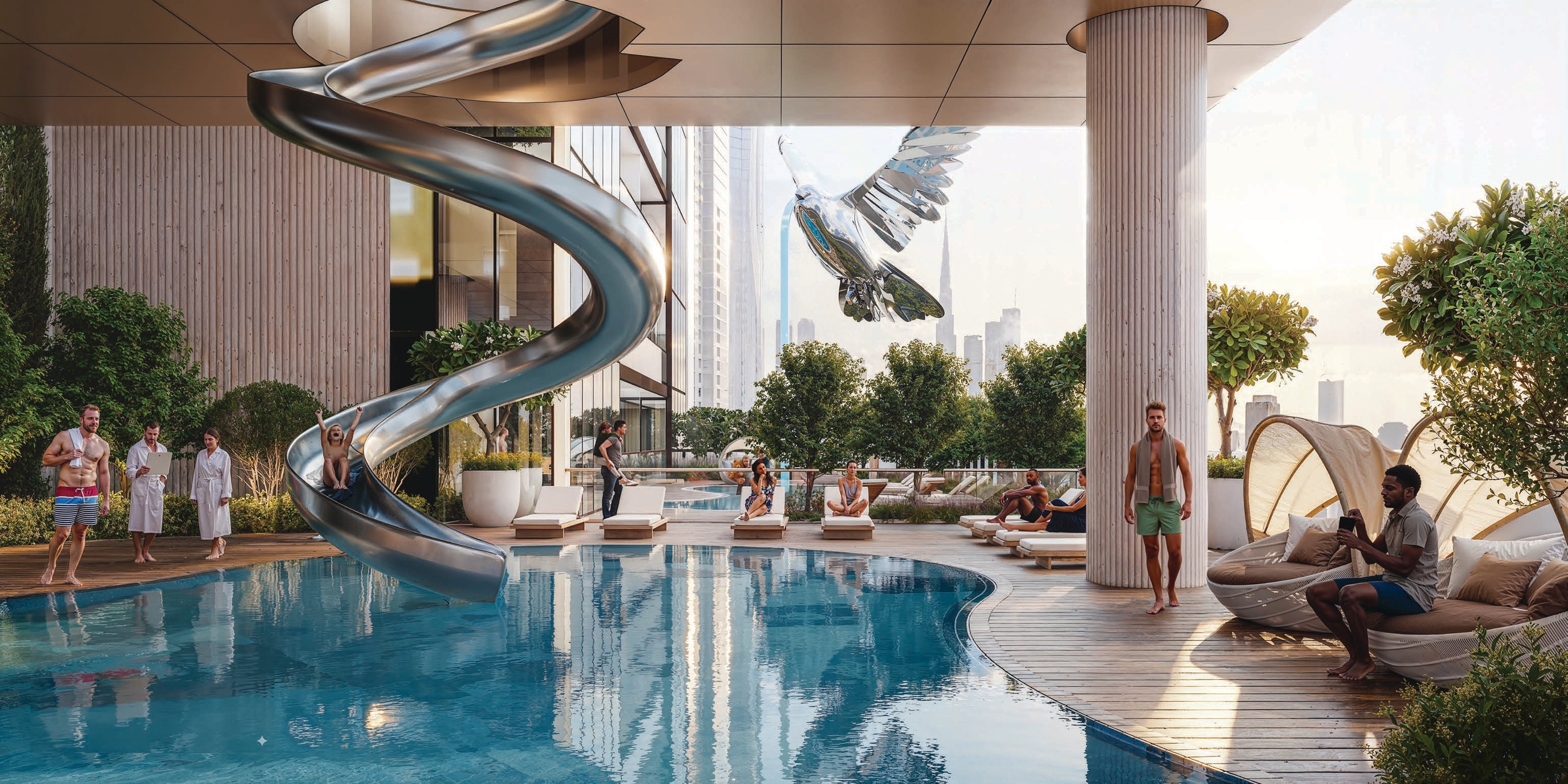 SkyPark Zone 3 - Lush Zone with Infinity Pool and Water Slide