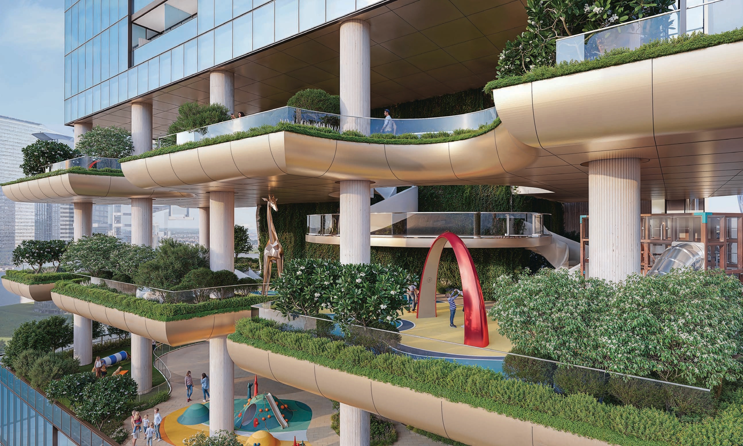 SkyPark Zone 2 - Active Zone with Multi-Level Play Areas